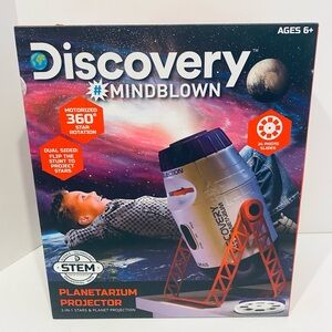 Discovery Mindblown 2 in 1 Planetarium & Stars Planet Projector 72 Photo Slides